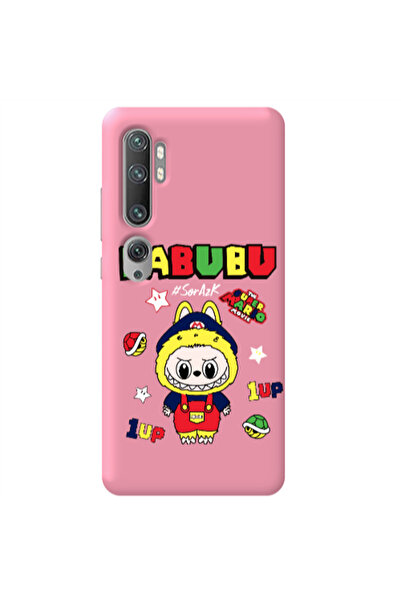 Other Xiaomi Mi Note 10 Pro Labubu Mario Pink Colored Silicone TPU Θήκη