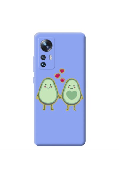 Other Xiaomi Mi 12 Avocados Light Purple Colored Silicone TPU Θήκη