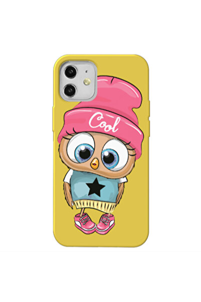 Other Apple iPhone 12 Cool Star Yellow Colored Silicone TPU Θήκη