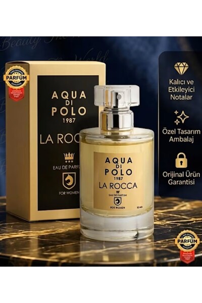 Aqua Di Polo 1987 La Rocca EDP 50 ml Orjinal Bandrollü Premium Kadın Parfüm S...