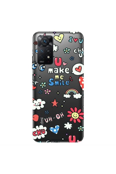 Other Xiaomi Redmi Note 11 4G Rainbow flowers Transparent Silicone TPU Θήκη