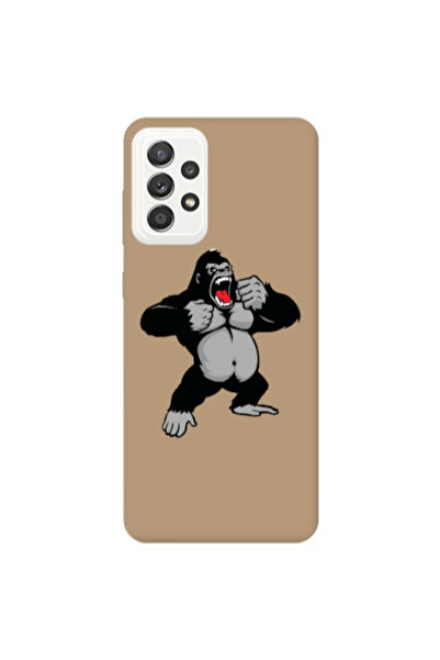 Other Samsung A52 Angry Gorilla2 Brown Colored Silicone TPU Θήκη