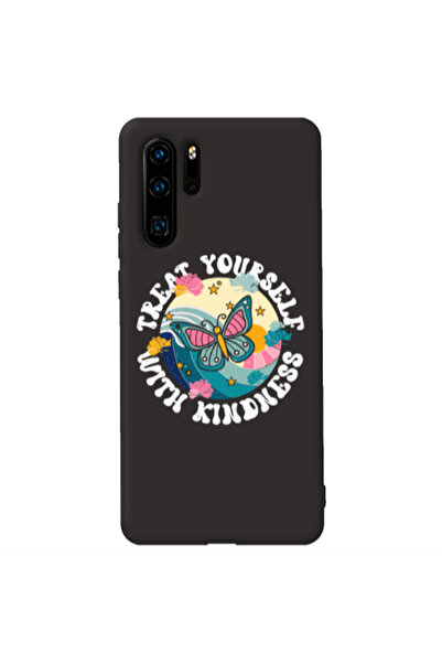 Other Huawei P30 Pro Kindless Yourself Black Colored Silicone TPU Θήκη