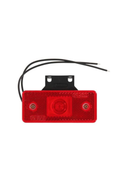 WAS Lampa Gabarit Dreapta/Stanga Forma: Dreptunghiular Rosu Led 24v (cu Balama