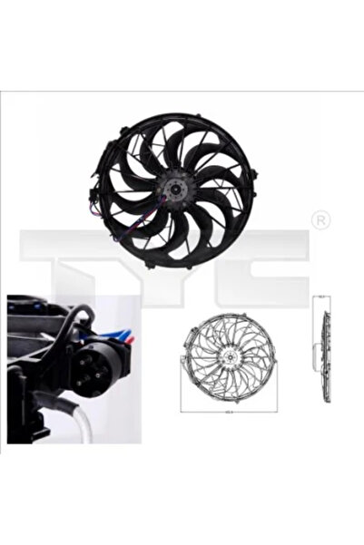 TYC Ventilator Radiator BMW 3/5/6/7/8