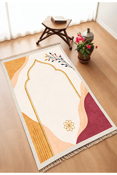 aymira home Decorative Digital Printed Non-Slip Base Prayer Mat 75X120