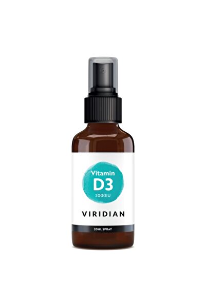 Viridian Υγρή Βιταμίνη D3 2000IU 20ml