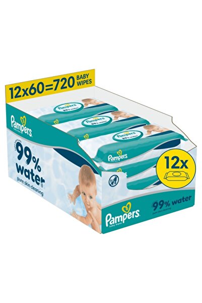 Pampers Monthly Pampers Υγρά Μαντηλάκια με 99% Νερό, χωρίς Αλκοόλ & Parabens ...