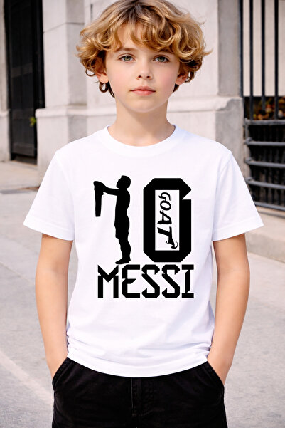 MAGORS Style-X LIONEL MESSI PRINTED CYCLING NECK KIDS AND YOUTH TSHIRT