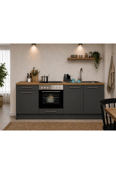 Tdesigno Giva Mutfak 3 Kapaklı-1 Çekmeceli Alt Modül -Çok Amaçlı Dolap-Fırın ...