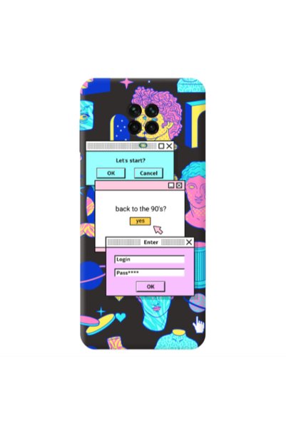 Other Xiaomi Redmi Note 9 Pro Enter Login Black Colored Silicone TPU Θήκη