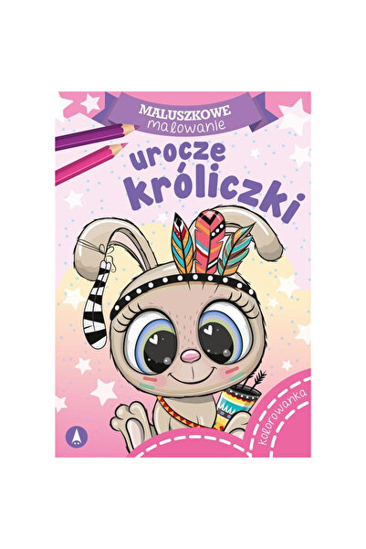 OEM Carte de colorat Skrzat Urocze kroliczki, bloc de colorat pentru copii 3+...