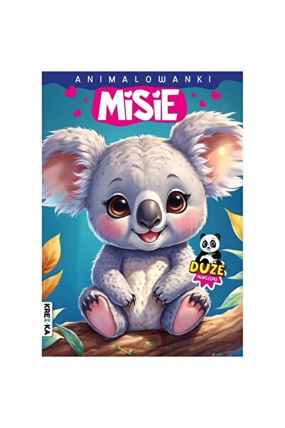 OEM Carte de colorat / Coloring book Kredka Animalowanki Misie, cu autocolant...