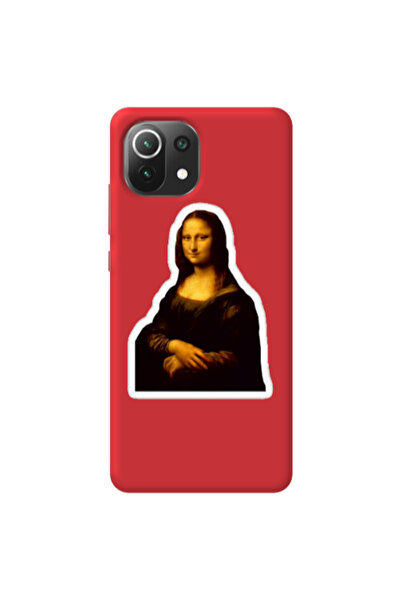 Other Xiaomi Mi 11 Lite Davinci Red Colored Silicone TPU Θήκη