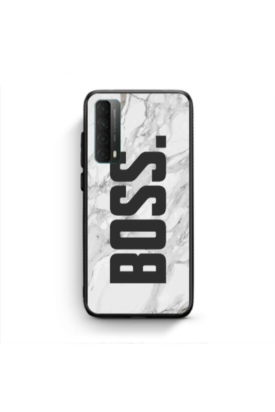 Other Huawei P Smart 2021 Marble Boss Black Glossy Θήκη
