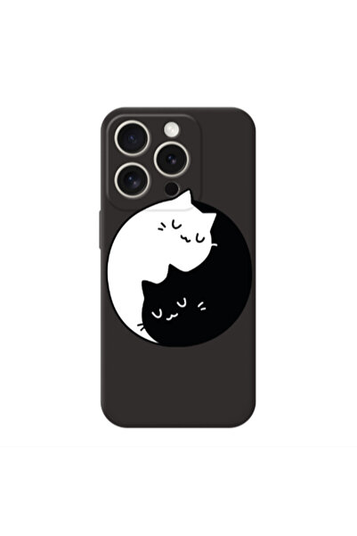 Other Apple iPhone 15 Pro Bundle of love Black Colored Silicone TPU Θήκη