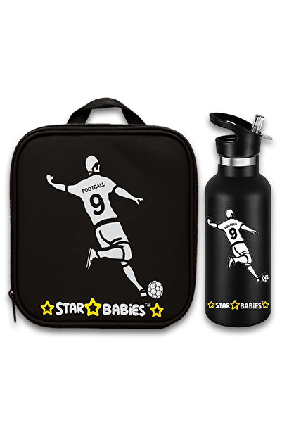 STAR BABiES Football Themed Bento Lunch Bag , Toddler-Friendly, 3 Years+, Eas...