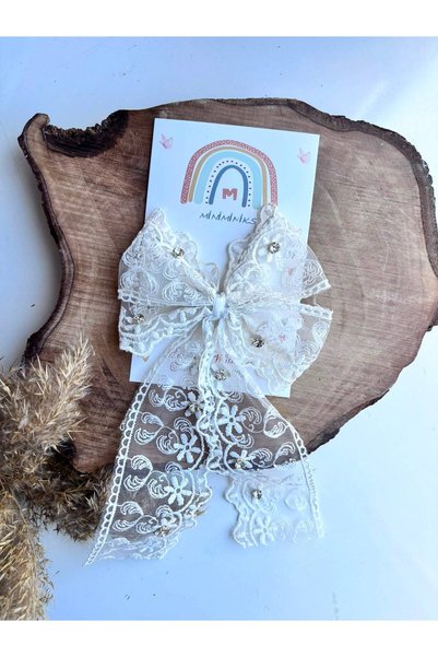 Miniminiksdesing Stone Detailed Lace Buckle