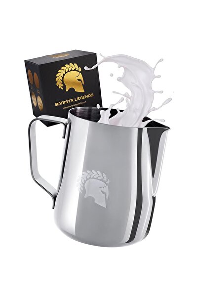 Barista Legends Cana de lapte 350 ml inox argintie