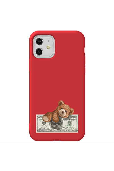 Other Apple iPhone 11 Money Style Red Colored Silicone TPU Θήκη