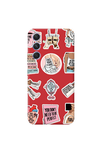 Other Samsung A54 Everything will be okay Red Colored Silicone TPU Θήκη