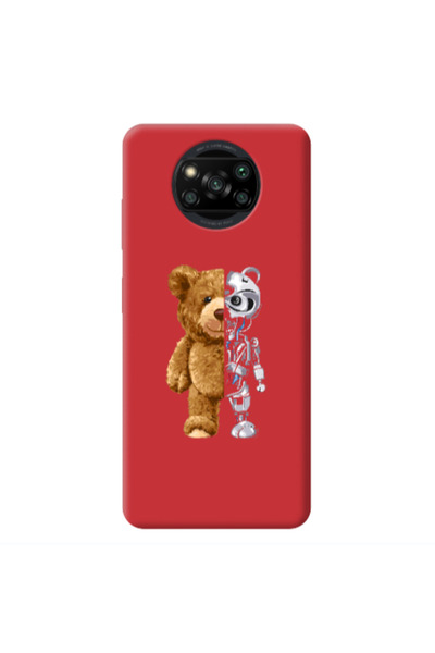Other Xiaomi Poco X3 /X3 Pro Glacier Red Colored Silicone TPU Θήκη