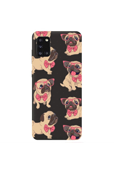 Other Samsung A31 Dog Spectacled Black Colored Silicone TPU Θήκη