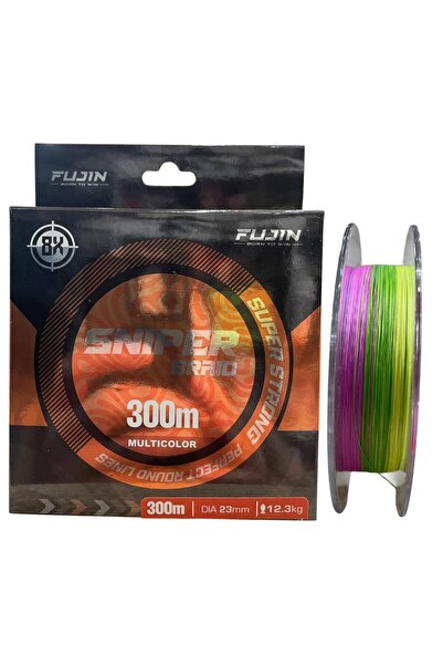 Fujin Sniper 8x 300mt 0.23mm 12.3kg İp Örgü Misina Multi Color