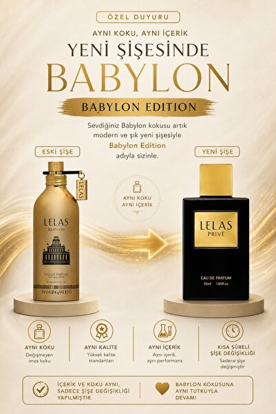 Lelas Babylon Edition Unisex Parfüm EDP 55 ML – Çiçeksi Meyveli Gurme Kalıcı ...