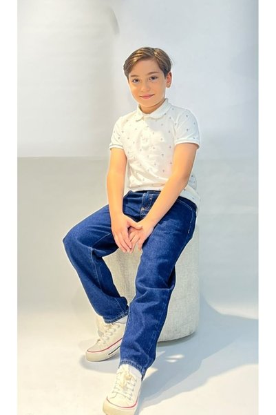 happinice Children's Denim Trousers Relaxed Fit Jean Pants
