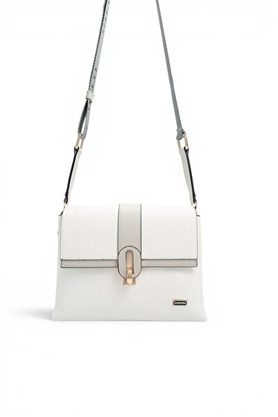 Silver Polo White - A.Grey Logo Women's Crossbody Bag Sp1287