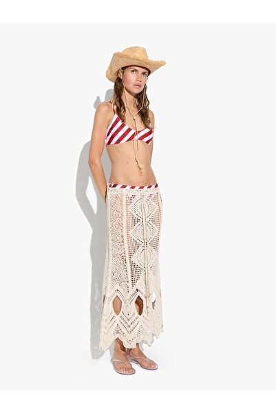 PARFOIS Kadın Renkli Kareli Bikini Üstü