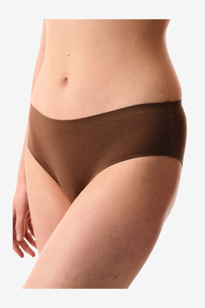 Penti Women 24 Hours Hipster Brown Briefs