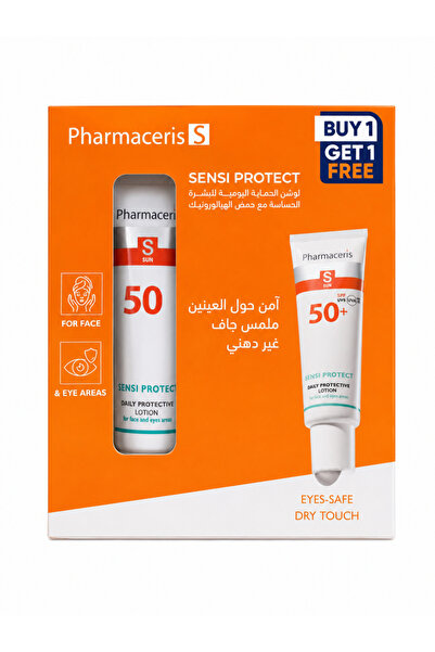 Pharmaceris Sensi Protect Sunscreen Lotion 1+1 Free for Sensitive Skin 50+50ml