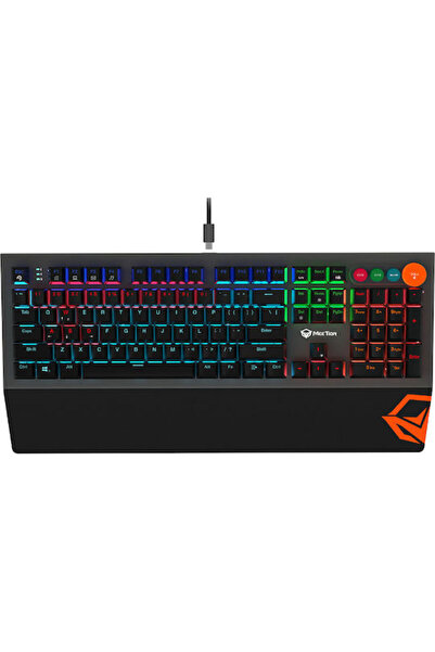 MeeTion MK500 Μηχανικό Πληκτρολόγιο Gaming με προσαρμοσμένους διακόπτες και φ...
