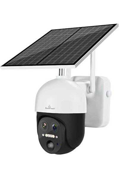 POWERTECH PT-1497 Κάμερα Παρακολούθησης IP 4G Full HD+ 3MP Αδιάβροχη Τροφοδοτ...