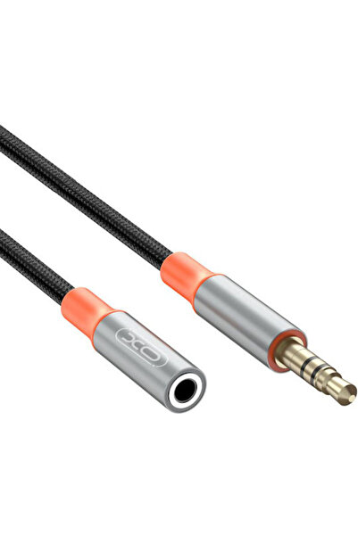 OEM Καλώδιο Jack 3.5mm, Αρσενικό 3.5mm - Αρσενικό 3.5mm, Μαύρο, 1μ, Με επιχρυ...