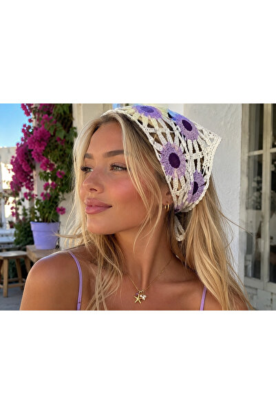 Kokoş Pinterst Bandana with Motif Design