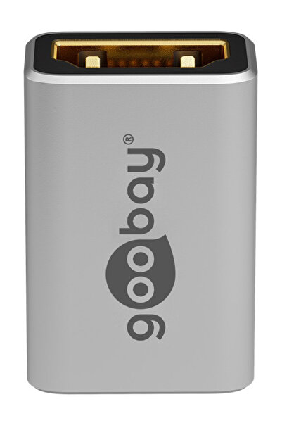 goobay αντάπτορας HDMI 72008, Ethernet, 8K/60Hz, 4K/120Hz, 48 Gbps, γκρι
