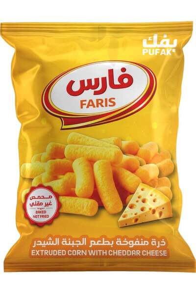 Faris PUFAK PUFAK – Cheddar Cheese Flavor 55G (25 pack)