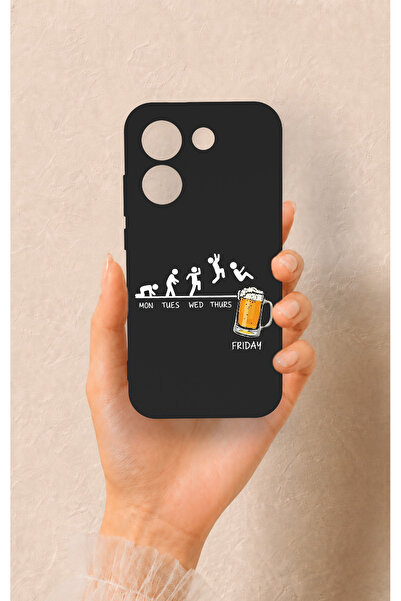 Vip Case Poco X8 Pro Uyumlu Fun Day Friday Desenli Silikon Kılıf