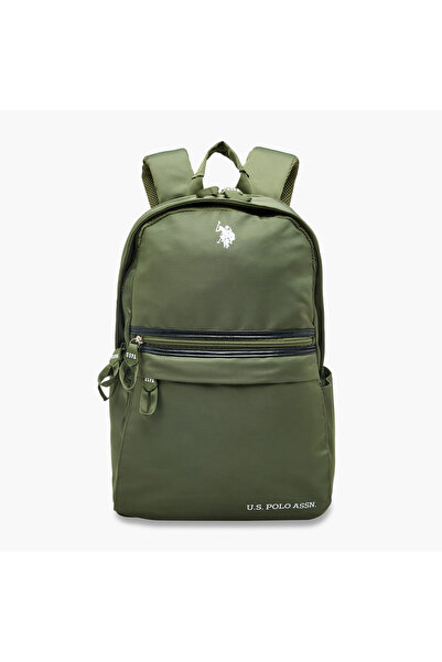 U.S. Polo Assn. US POLO ASSN. Logo Detail 18-inch Backpack with Adjustable Sh...