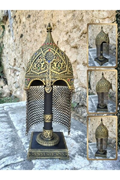 Store Giyilebilir Osmanlı Miğferi – Zincirli Dekoratif Miğfer | Koleksiyon ve...