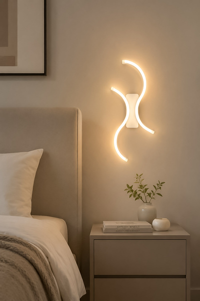 Turanconcept Cunda Aplik Modern Tasarım Dekoratif Led (GÜN IŞIĞI) (PİLLİ DEĞİ...