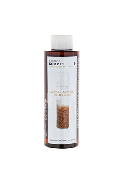 korres Σαμπουάν με Πρωτεΐνες Ρυζιού & Φλαμουριά 250ml