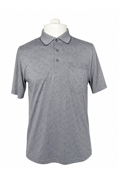 SİMENTİ Polo Collar Cotton Lycra Pocket Dad T-Shirt