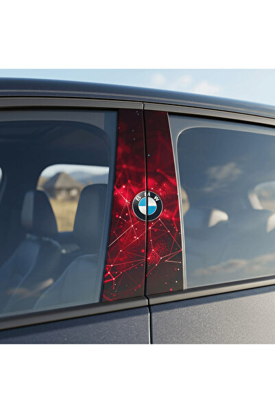 StickITsibiu Set autocolante pentru stâlpii mașinii – Hyperlink BMW |   2 buc...