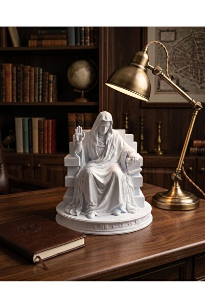 Laviera Kral Baldwin Haçlı Tarihi 3D Baskı Biblo - Seramik Rengi