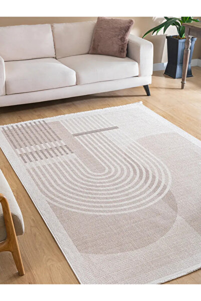 Tuğra Halı Koton Pamuk Dokuma Kaymaz Taban Halı ON04