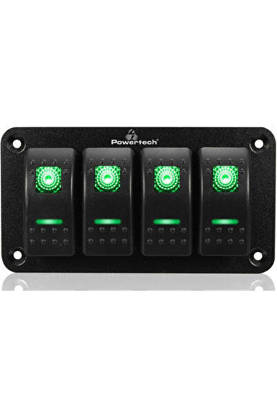 POWERTECH Διακόπτης σκάφους με πάνελ Κωδικός: PTL-019